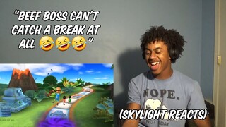 The Freaking Volcano!!! XD | Beef Boss Returns To Board Game island | (Skylight Reacts)