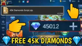 NEW SCRIPT 45,000 DIAMONDS MOBILE LEGENDS (NO BAN)