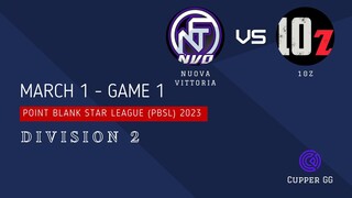 PBSL Division 2 2023 Match 1 Nouva Vittoria VS 10z Game 1