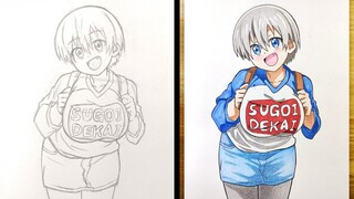 How to Draw Uzaki Chan - [Uzaki-Chan wa Asobitai!]