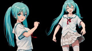 Hatsune Miku💕CH4NGE Hoạt hình AI ổn định |