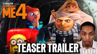 Despicable Me 4 Teaser Trailer | REACTION