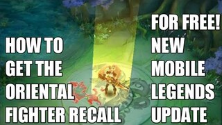 HOW TO GET THE ORIENTAL FIGHTERS RECALL!? NEW UPDATE!!