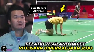 Jojo Onfire.!! Pelatih Thailand Sampai Tak Percaya Vitidsarn Kalah Mudah di Japan Open 2023