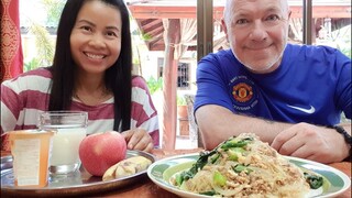 ผัดวุ้นเส้นใส่ไข่หมู่สับ ทำไมได้แต่นั่งดูพ่อใหญ่กิน Stir Fry Noodle with Egg Mince Pork