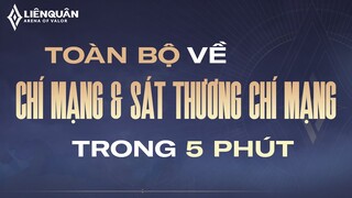 TẤT TẦN TẬT VỀ CHÍ MẠNG & SÁT THƯƠNG CHÍ MẠNG TRONG LIÊN QUÂN MOBILE