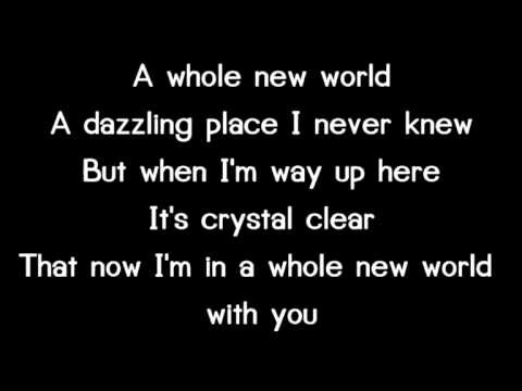 A Whole New World - Lyrice