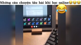Nhữnng câu chuyện tấu hài khi học olnine