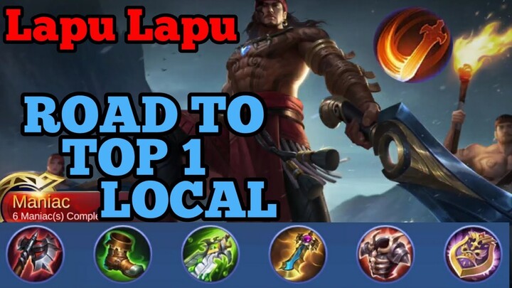 Lapu Lapu top local 1 best build mobile legends ml 2022