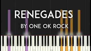 Renegades by ONE OK ROCK (Rurouni Kenshin / Samurai X) movie theme song OST synthesia piano tutorial