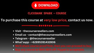 ClickBank Spark - Course