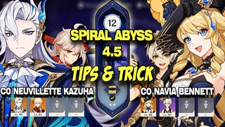 SPIRAL ABYSS 4.5 RESET TERBARU !! Neuvillette Duo & Navia Duo | Genshin Impact Indonesia