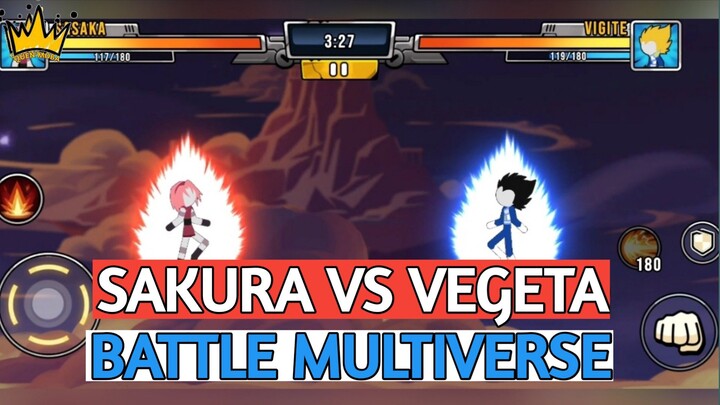 SI BEBAN MEMBUKTIKAN KEKUATANNYA - SAKURA VS VEGETA