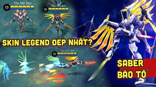 MLBB | NEXT - SABER BÍ DANH BÃO TỐ: SKIN LEGEND ĐẸP NHẤT MOBILE LEGENDS LÀ ĐÂY? | Tốp Mỡ Gaming