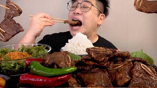 갈비는 역시 포천 la갈비 쌓아놓고 먹자 질리지 않는 맛사운드 레전드 la galbi mukbang Legend koreanfood asmr