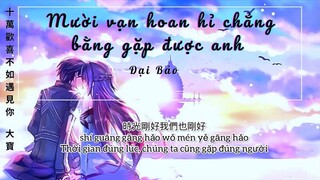 大寶 - 十萬歡喜不如遇見你 ||Mười vạn hoan hỉ chẳng bằng gặp được anh - Đại Bảo [Vietsub/pinyin/lyrics]