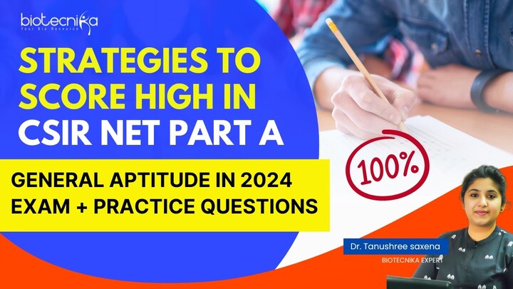 Strategies To Score High in CSIR NET PART A General Aptitude in 2024 Exam + Practice Questions #tips