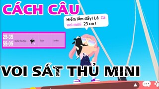 PLAY TOGETHER | CÁCH CÂU CÁ VOI SÁT THỦ MINI ĐƠN GIẢN NHẤT | VỊ TRÍ VÀ THỜI GIAN CÂU CÁ MINI