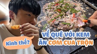 Kem đã quá thân thiết với đại gia đình Hoon và siêu thích cuộc sống ở quê!