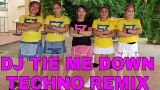 DJ TIE ME DOWN | Techno Remix | Dj Rowel | Dance Fitness | By Stepkrew Girls