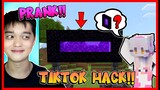 ATUN MEMBUAT NETHER PORTAL PALING UNIK DENGAN TIKTOK HACK !! Feat @sapipurba  Minecraft