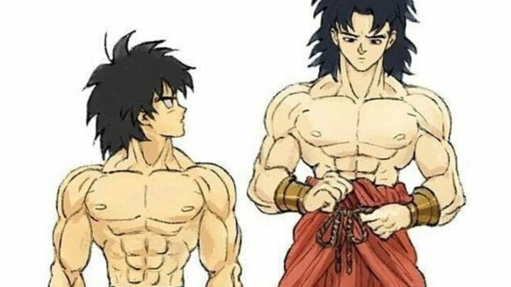 Broly Z is much taller than Broly Super!