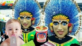 Ondel Ondel Makan Mie Kepedesan | Ondel-Ondel Betawi