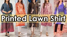 Limelight Printed Lawn Shirt Design 2023