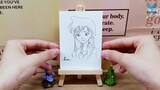 How to sketch Shinichi's beautiful girlfriend | Sketching Ran portrait