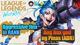 Aggressive Jinx Dominate In Rank Game with Cool Team | League of Legends Wild Rift [FULL GAMEPLAY]