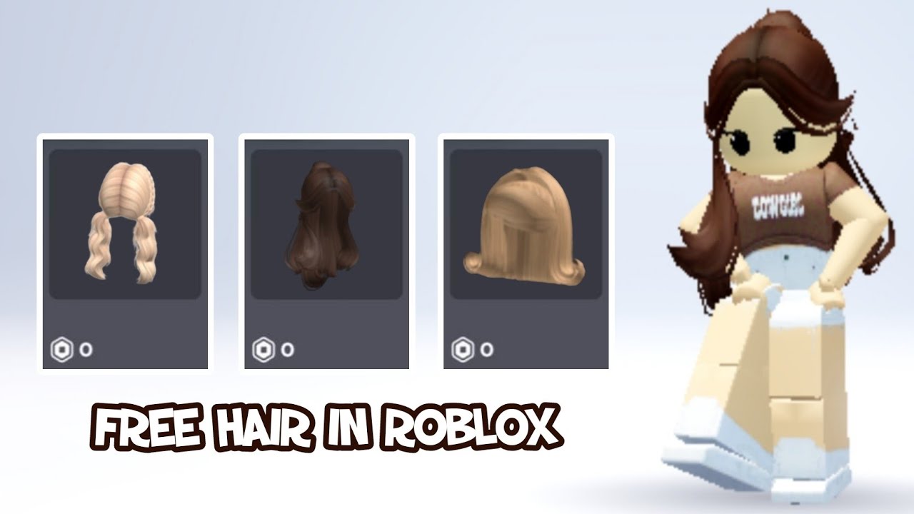Hurry! Get This Newest Free Hair In Roblox! 😍 - Bilibili