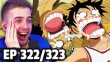USOPP BEGS TO JOIN THE STRAW HATS AGAIN!! One Piece Episode 322 & 323 REACTION!!