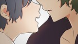 【Little Green and Little Blue】Kissing scene with the villain