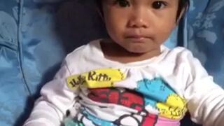 cute baby crying😂