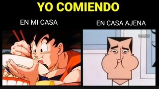 YO: Comiendo en casa ajena | #dragonballmemes #memes