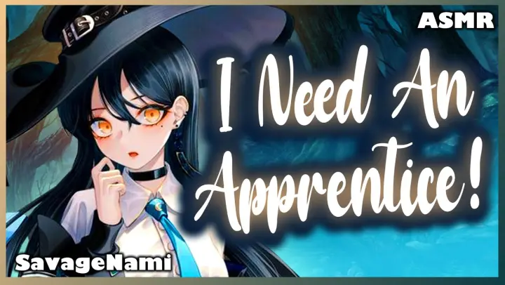 Becoming a Witch's Apprentice | Anime ASMR RP Fantasy ASMR Girlfriend ASMR