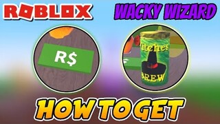 [ 2021 ] Hướng dẫn CÁCH LẤY nguyên liệu ROBUX và WITCHES BREW trong Wacky Wizard (Roblox)