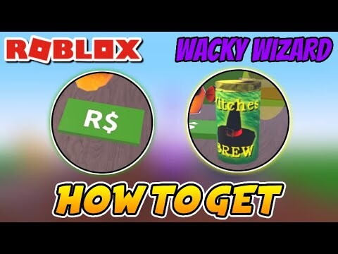 [ 2021 ] Hướng dẫn CÁCH LẤY nguyên liệu ROBUX và WITCHES BREW trong Wacky Wizard (Roblox)