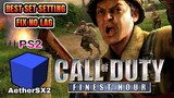 CALL of DUTY Finest Hour / set setting no lag / PS2 GAME / Android Game play / AETHERSx2 emulator /