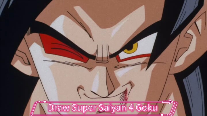musuhnya ketar-ketir 😈😈|Draw Super Saiyan 4 Goku