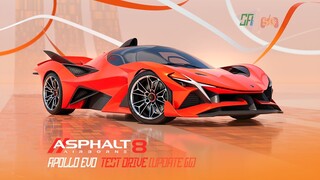 [Asphalt 8: Airborne (A8)] An Evolution Spaceship-Rear Car | Apollo Evo | Car Test Drive | Update 66