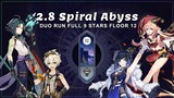 C2 XIAO AND C6 YANFEI DESTROYED 2.8 SPIRAL ABYSS FLOOR 12 – 9 STARS – GENSHIN IMPACT