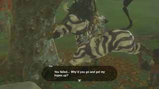 Bringing a lynel to a stable using minigame storage | BOTW Glitch