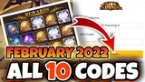 10 NEW Limited Redeem CODES | AFK Arena February 2022