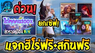 RoV :ด่วน! กิจกรรมใหม่ แจกฮีโร่+สกินฟรี  ยกเซิฟได้ทุกคน100% SS24 สำรวจเมืองRoV |AbGamingZ