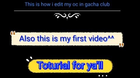 Gacha club toturial how i edit my oc<333