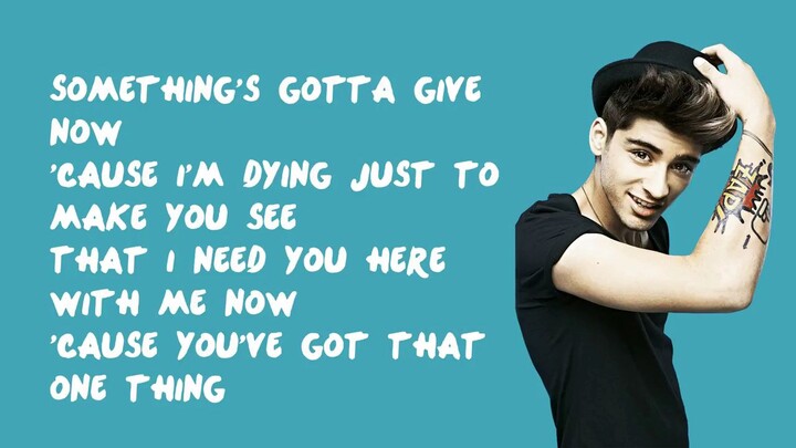 One Thing - One Direction (slowed+lyrics)