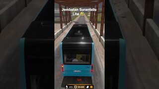 Kecelakaan Gara" Jembatan Suramadu Lite Bus Simulator Indonesia🤣#games #gaming #tiktok #shorts #fyp