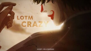 Lord of the Mysteries (LOTM) [ AMV| EDIT ] - Crazy | Klein Moretti | 4K