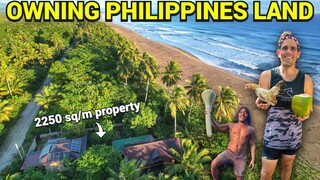 PHILIPPINES BEACH LAND - How Big Is Our Property? (Becoming Filipino)